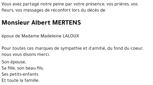 Albert MERTENS