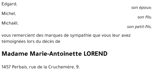 Marie-Antoinette LOREND
