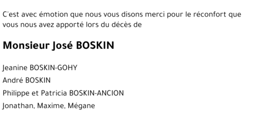 José BOSKIN