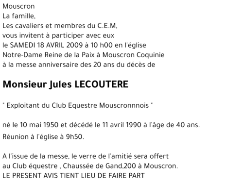 Jules LECOUTERE