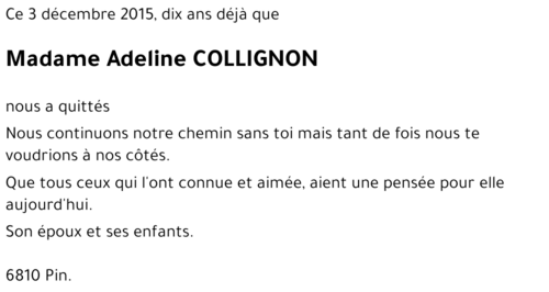 Adeline COLLIGNON