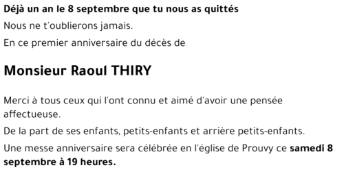 Raoul THIRY