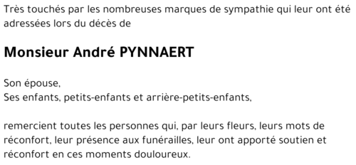André PYNNAERT