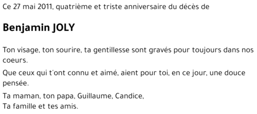 Benjamin JOLY