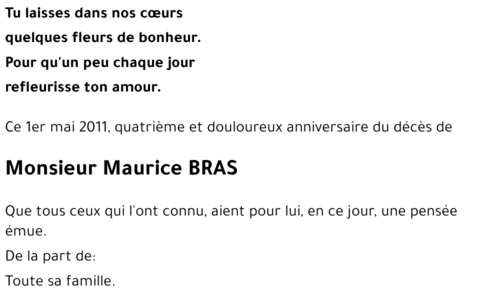 Maurice BRAS