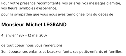 Michel LEGRAND