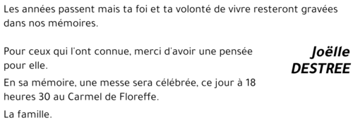 Joëlle DESTREE