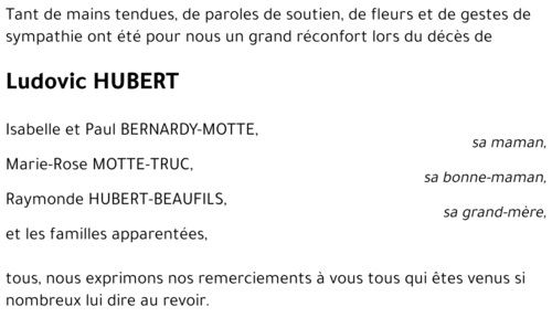 Ludovic HUBERT