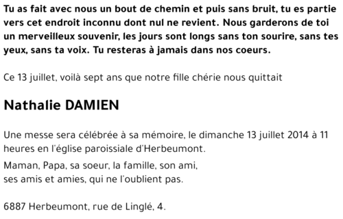 Nathalie DAMIEN