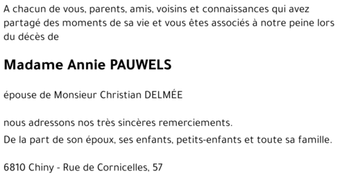 Annie PAUWELS