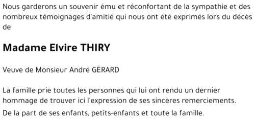Elvire THIRY