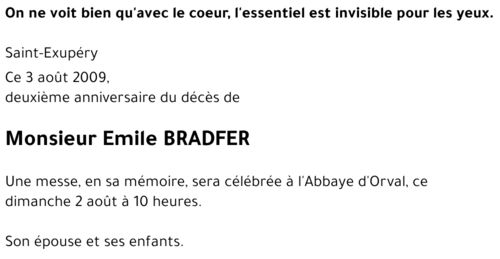 Emile BRADFER