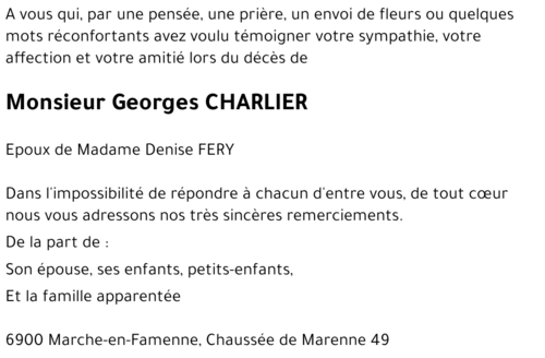 Georges CHARLIER