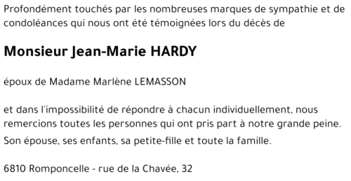 Jean-Marie HARDY