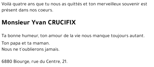 Yvan CRUCIFIX