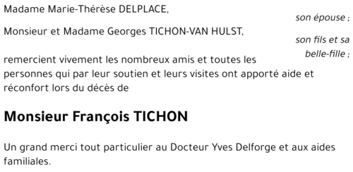 François TICHON