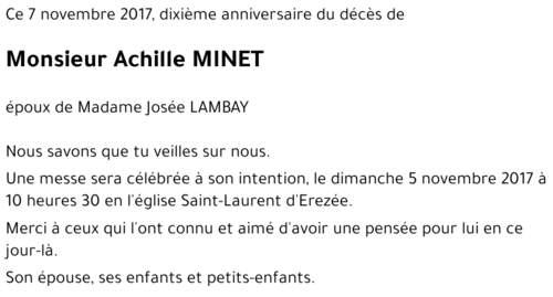 Achille MINET