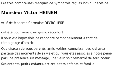 Victor HEINEN
