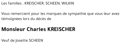 Charles KREISCHER