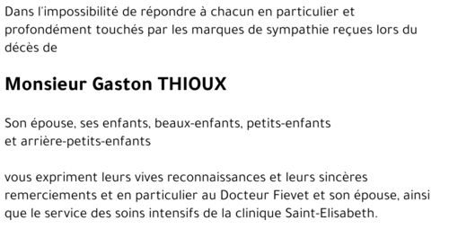 Gaston THIOUX