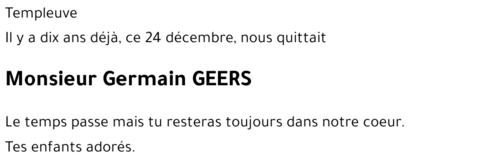 Germain GEERS