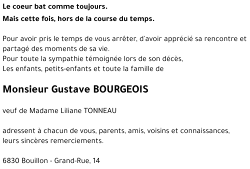 Gustave BOURGEOIS