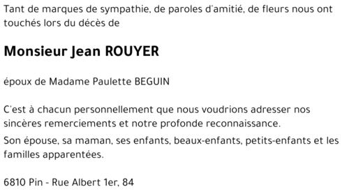 Jean ROUYER