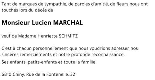 Lucien MARCHAL