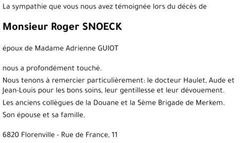Roger SNOECK