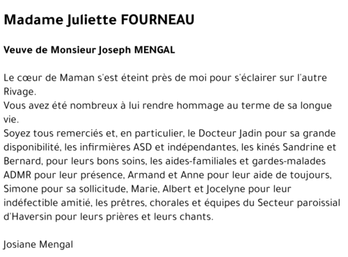 Juliette FOURNEAU