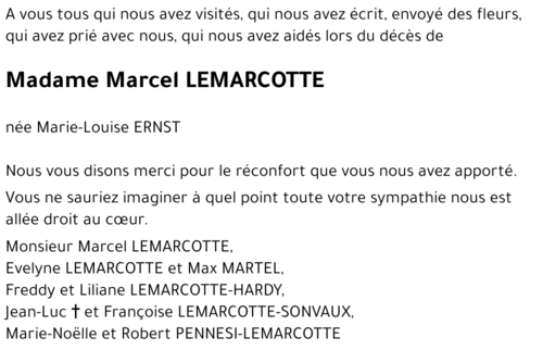 Marie-Louise ERNST