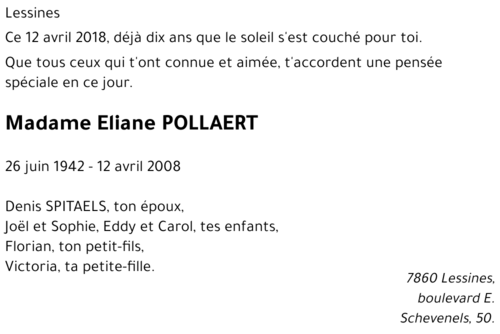 Eliane POLLAERT
