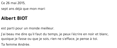Albert BIOT