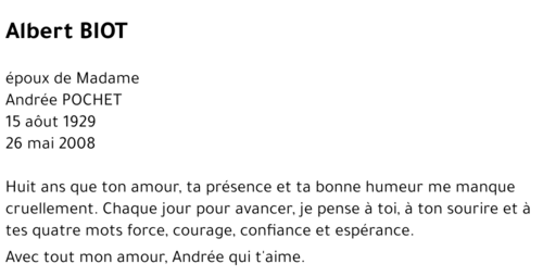 Albert BIOT