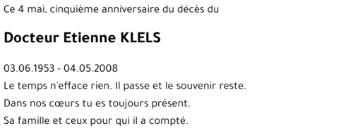 Etienne KLELS