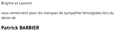 Patrick BARBIER