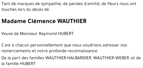 Clémence WAUTHIER