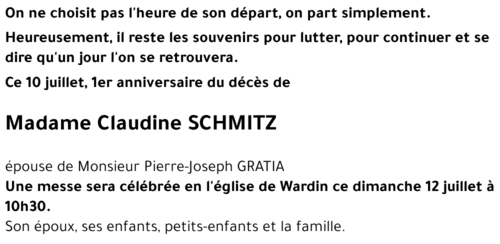 Claudine SCHMITZ
