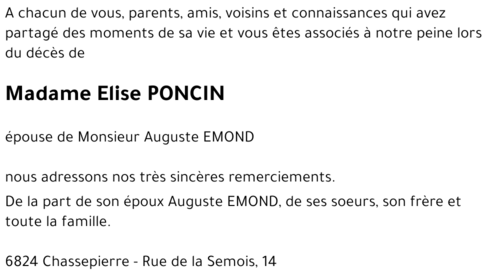 Elise PONCIN