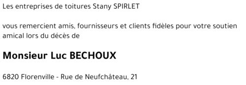 Luc BECHOUX