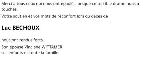 Luc BECHOUX