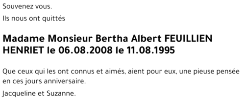 Bertha FEUILLIEN