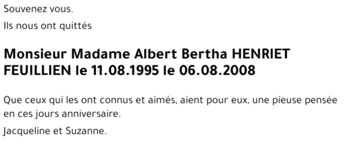 Bertha FEUILLIEN