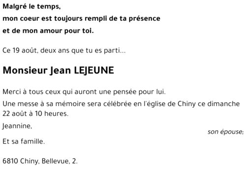 Jean LEJEUNE