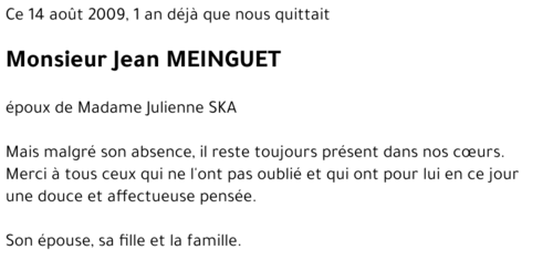 Jean MEINGUET
