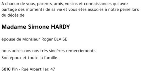 Simone HARDY