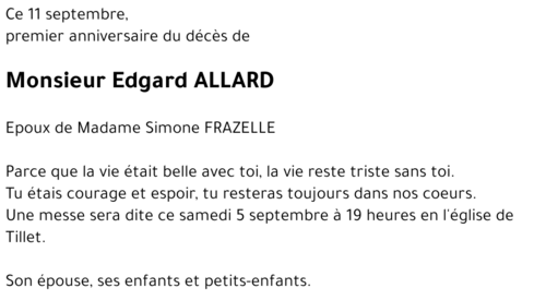 Edgard ALLARD