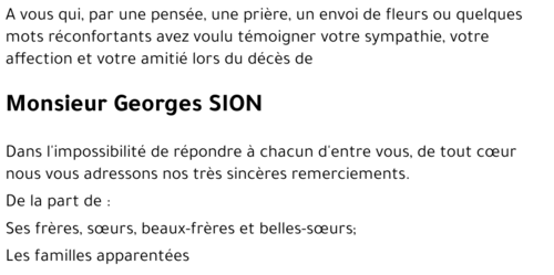Georges SION