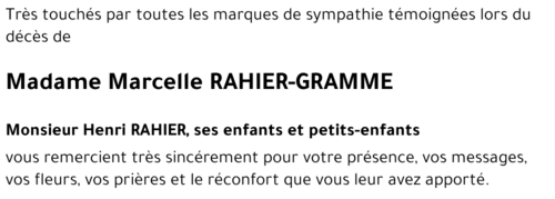 Marcelle GRAMME