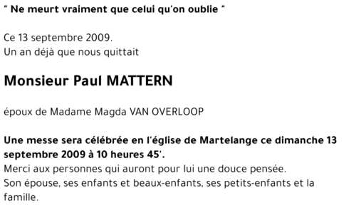 Paul MATTERN